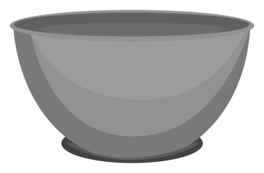 Büyük kâse, illüstrasyon, beyaz arkaplan vektörü