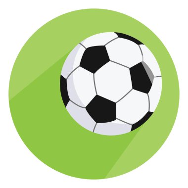 Beyaz futbol, illüstrasyon, beyaz arkaplan vektörü