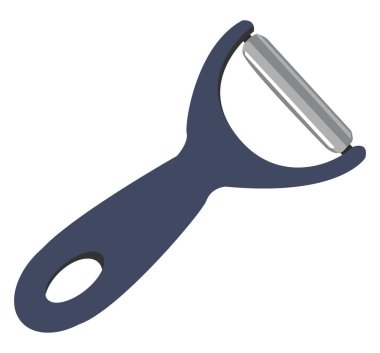 Mavi soyucu, illüstrasyon, beyaz arkaplanda vektör