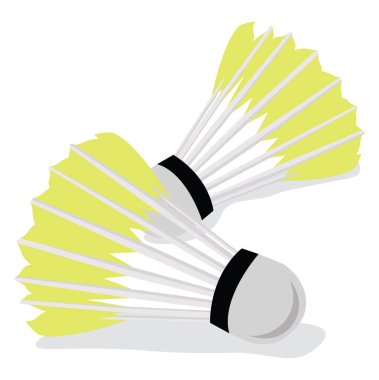 Sarı mekik, illüstrasyon, beyaz arkaplan üzerindeki vektör