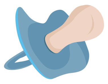 Bebek memesi, illüstrasyon, beyaz arkaplanda vektör.