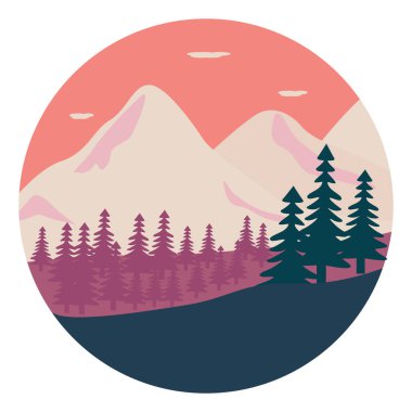 Vahşi meşe, illüstrasyon, beyaz arkaplanda vektör.