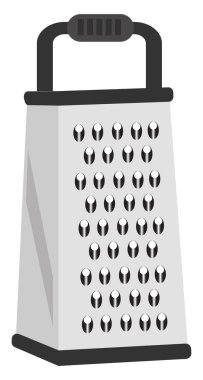 Metal rendeleyici, illüstrasyon, beyaz arkaplan üzerindeki vektör.