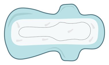 Kız bloknotu, illüstrasyon, beyaz arkaplan vektörü.