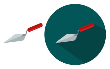 Küçük trovel, illüstrasyon, beyaz arkaplan üzerindeki vektör.