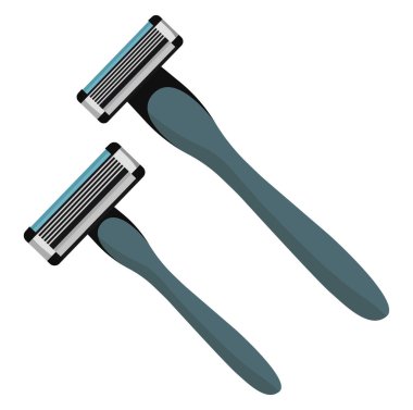 Keskin jiletler, illüstrasyon, beyaz arkaplanda vektör.