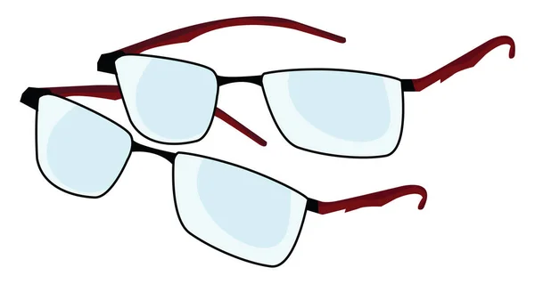 Vision Glasses Illustration Vector White Background — Stock Vector