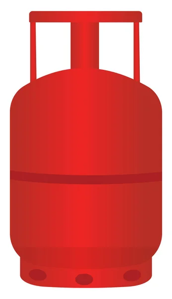 ガス缶 イラスト 白い背景のベクトル — ストックベクタ