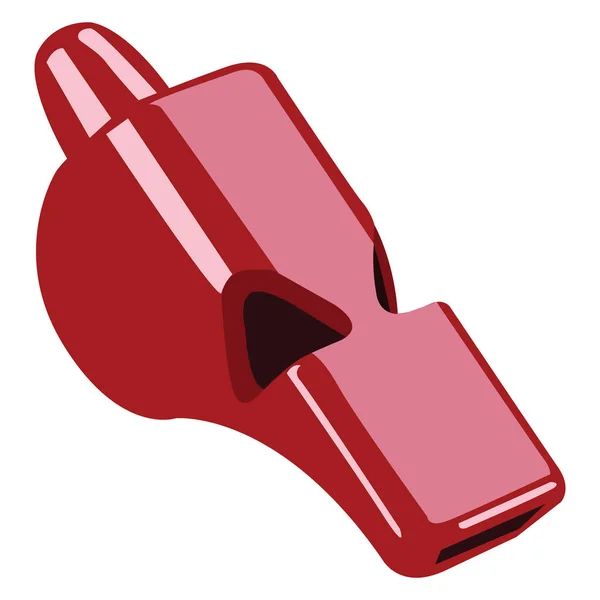 Червоний Вістел Ілюстрація Вектор Білому Тлі — стоковий вектор