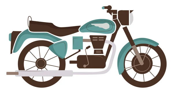 Bicicleta Grande Ilustración Vector Sobre Fondo Blanco — Archivo Imágenes Vectoriales