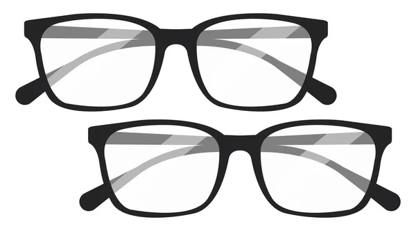 Zrakové Brýle Ilustrace Vektor Bílém Pozadí — Stockový vektor