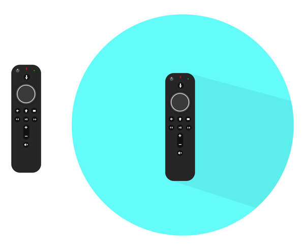 Remote control ,illustration, vector on white background.