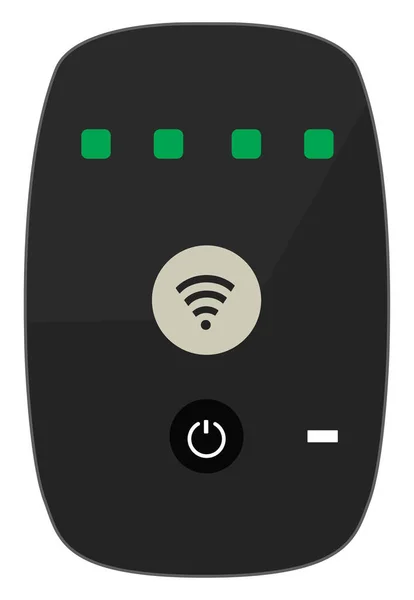 Wifi Router Illustratie Vector Witte Achtergrond — Stockvector