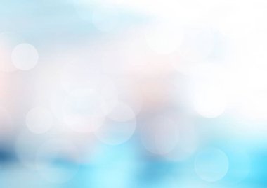 Mavi bokeh arka plan bulanıklık