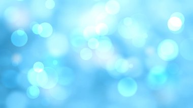 Soyut mavi bokeh arkaplanı