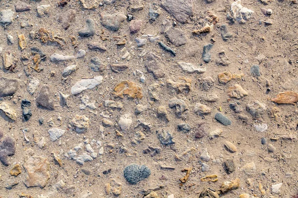 Eski bir kaldırım yol. Cobblestones ile döşeli yol.