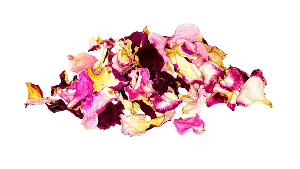 バラの花びらを乾燥させます。花茶 — ストック写真
