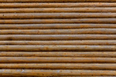 Günlük duvar. Ahşap günlükleri arka plan. Ahşap doku.