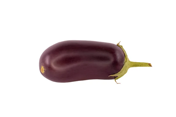 Purple eggplant without background. — Stock Photo, Image