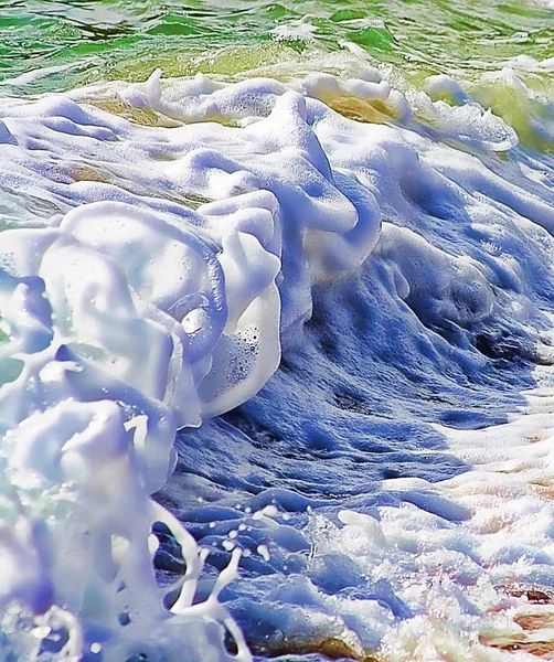 Океанічні Хвилі Повільному Русі — стокове фото