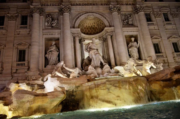 Beroemde Fontein Rome — Stockfoto
