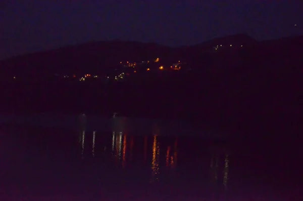 Vista Sobre Río Duero Por Noche — Foto de Stock