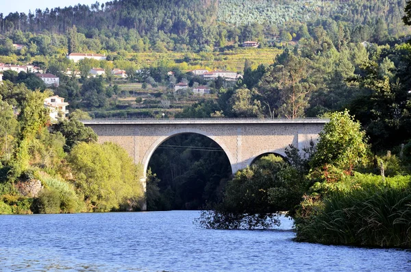 Oude Brug Rivier Douro — Stockfoto