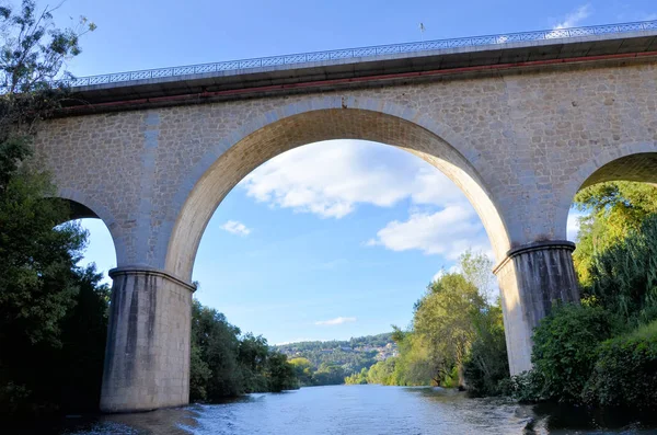 Puente Viejo Sobre Río Duero —  Fotos de Stock