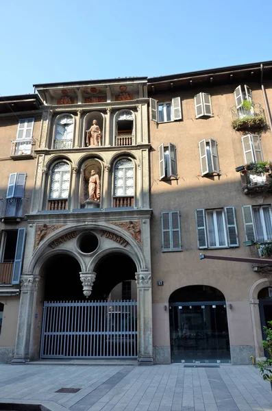 Altes Gebäude Der Stadt Von Mailand — Stockfoto