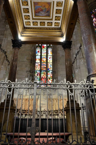 Intérieur Cathédrale Milan — Photo