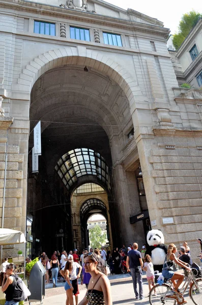 Berühmte Einkaufsgalerien Milan — Stockfoto