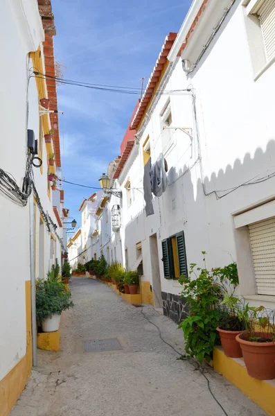 Typische Straße Einem Dorf Alentejo — Stockfoto