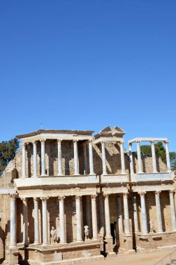 Merida şehrindeki Roma harabeleri