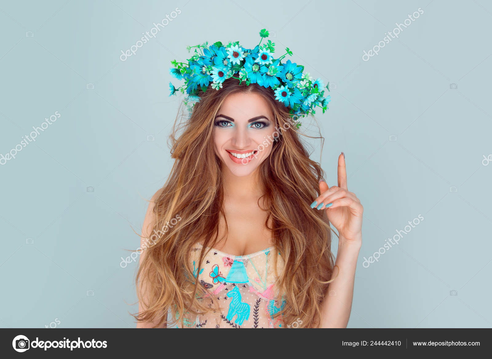 flower crown head