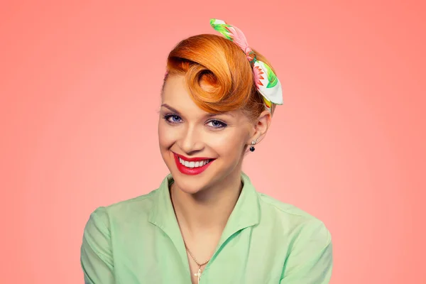 Mulher bem sucedida sorrindo — Fotografia de Stock