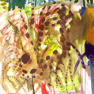 Renkli Sanatsal Soyut Kova Posteri arka planı. Retro boyalı mürekkep sanatı. El işi Kirli Doku Sanatı. Yaratıcı Yumuşak Mürekkep Sancağı. Aquarelle Boya Sanatı. Retro Afrika Boyama Sanatları.