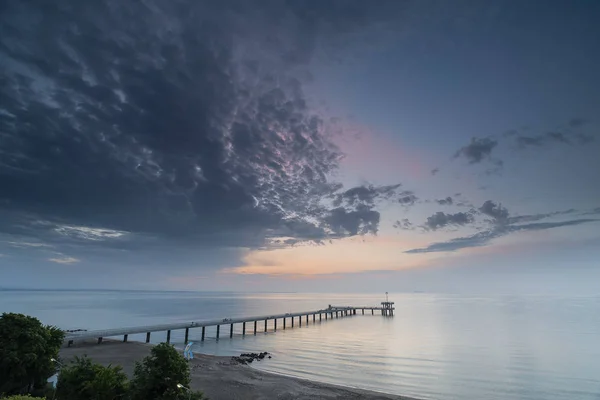 Морской восход, рядом с Бургасом Болгария — стоковое фото
