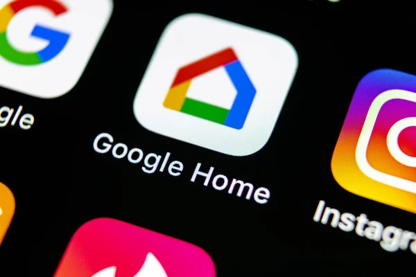 Санкт Петербург Россия Мая 2018 Года Значок Приложения Google Home — стоковое фото