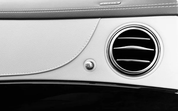 Ventilation Deck Luxury Modern Car Interior Modern Car Interior Details — Stock Photo, Image