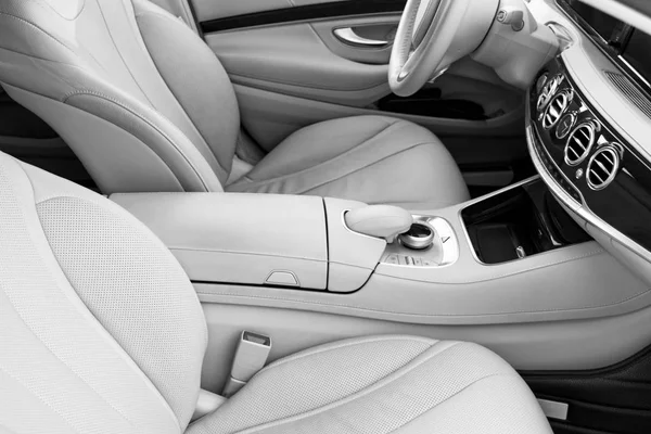Deck Ventilação Luxo Carro Moderno Interior Detalhes Interiores Carro Moderno — Fotografia de Stock