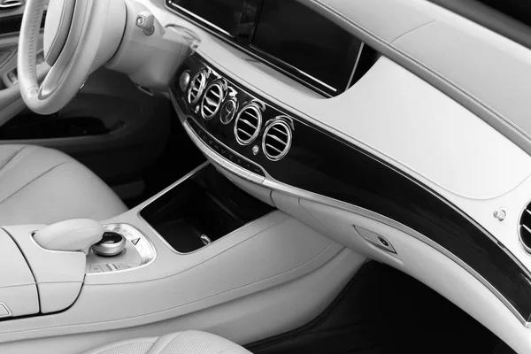 Ventilation Deck Luxury Modern Car Interior Modern Car Interior Details — Stock Photo, Image