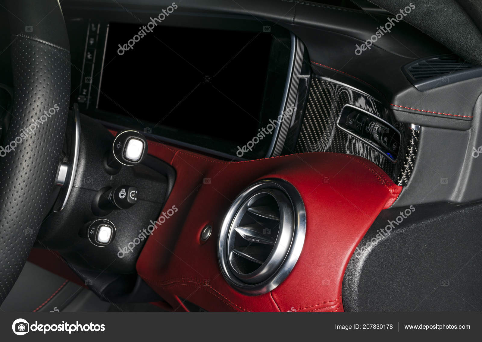 Ventilation Deck Luxury Modern Car Interior Modern Car