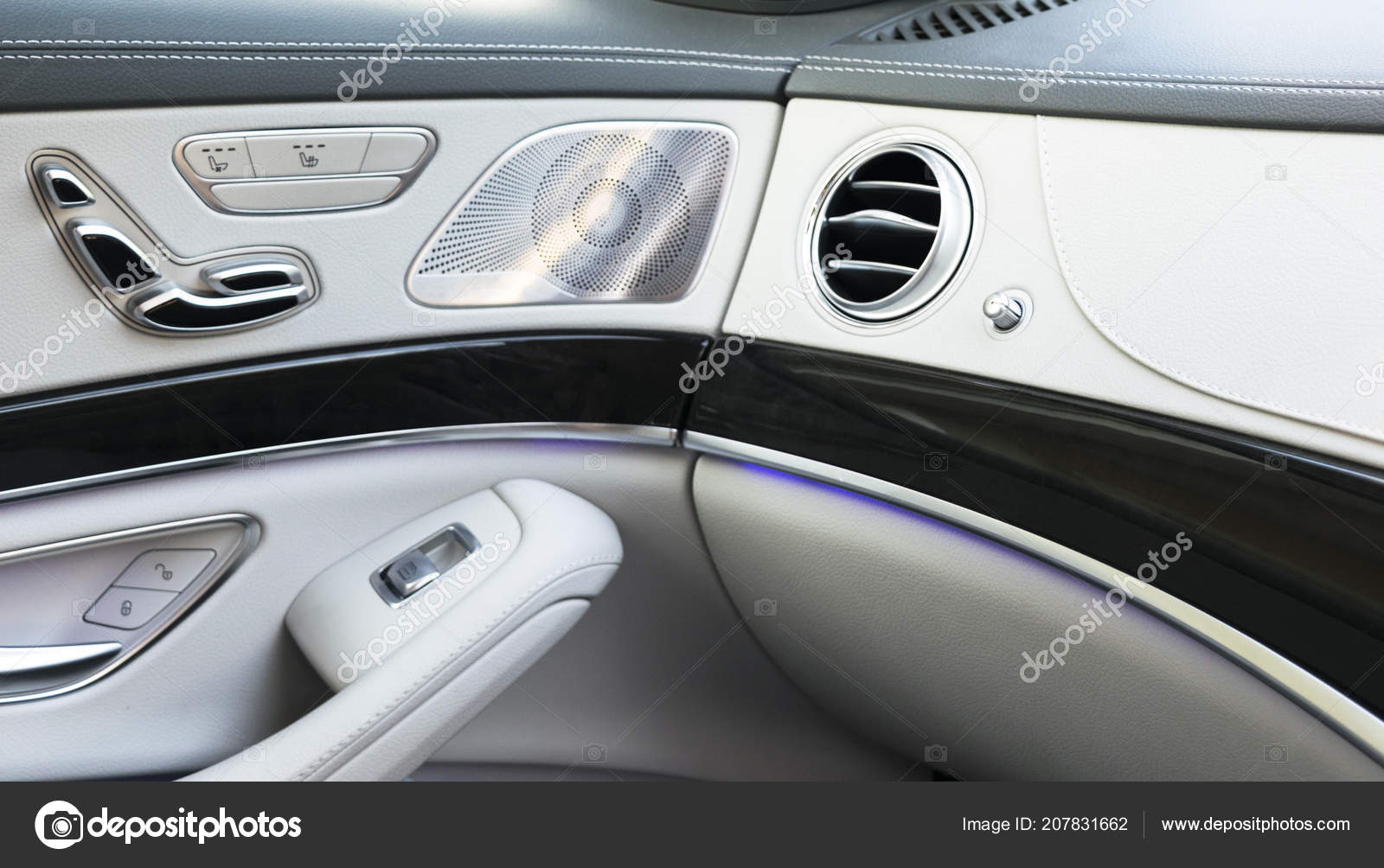Ventilation Deck Luxury Car Interior Door Handle Power Seat