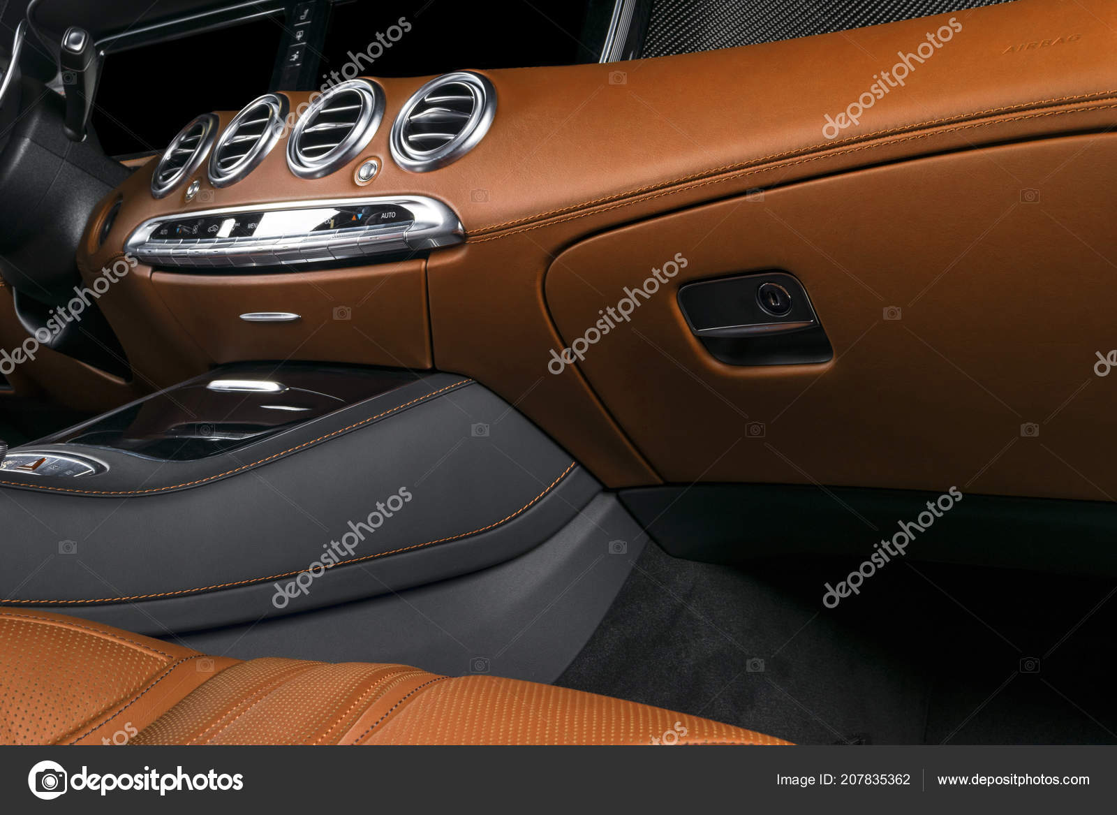 Modern Luxury Car Interior Prestige Modern Car Comfortable