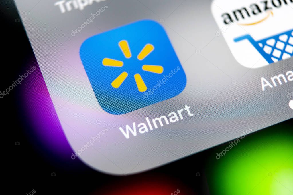 Sankt-Petersburg, Russia, August 10, 2018: Google My Business application icon on Apple iPhone X screen close-up. Google My Business icon. Google My business application. Social media network