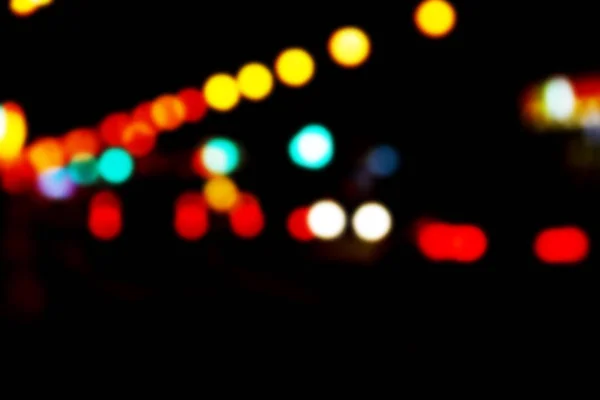 マルチ色とボケ味 お祝いライト背景のボケ味 ライトをデフォーカスしました ボケのボケ味 ピンぼけ光ヴィンテージ背景 抽象的なカラフルな多重ドット ソフト フォーカス 柔らかな照明 — ストック写真