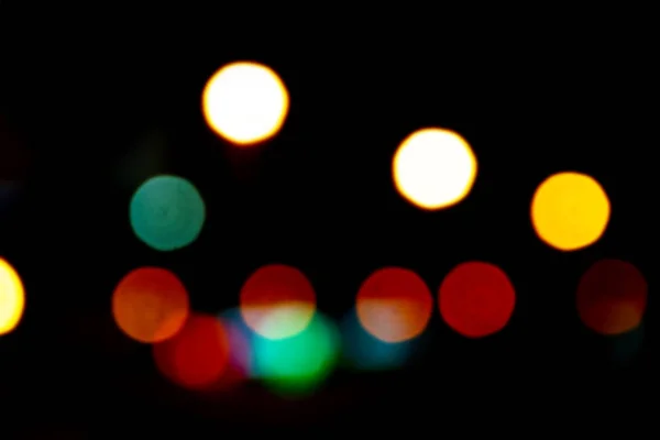 Bokeh Multi Χρώματα Γιορτινά Φώτα Bokeh Φόντο Φώτα Defocused Bokeh — Φωτογραφία Αρχείου