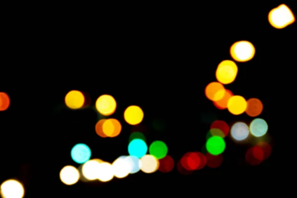 Bokeh Mit Vielen Farben Festliche Lichter Bokeh Hintergrund Defokussierte Bokeh — Stockfoto