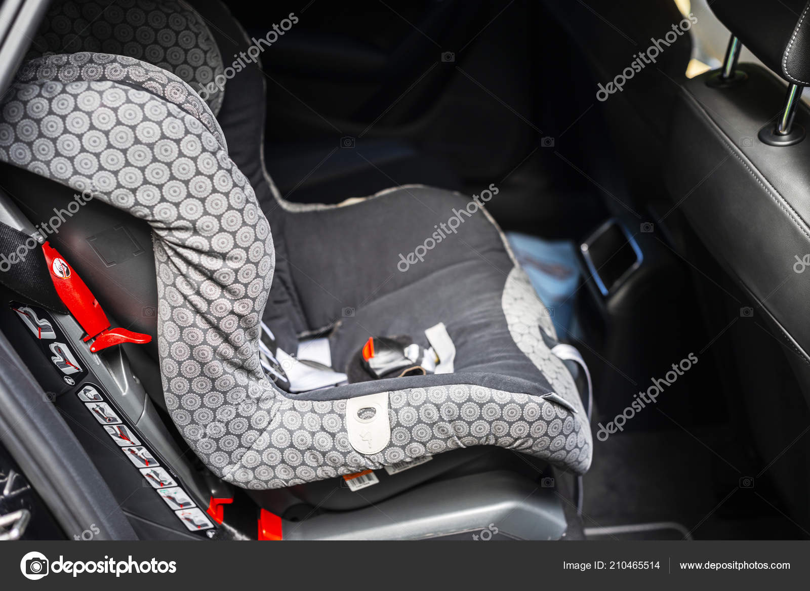 Child Safety Seat Back Car Baby Car Seat Safety Car Stock