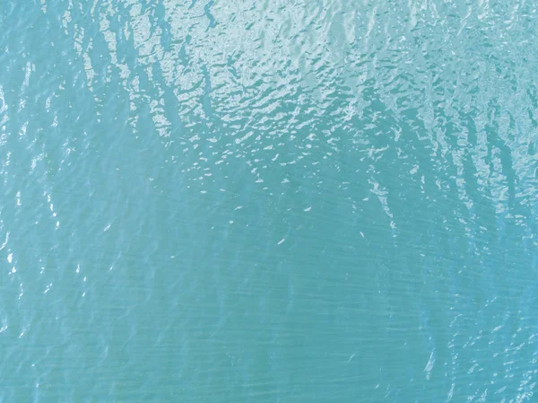 Luchtfoto Van Een Kristalheldere Zee Water Textuur Bekijk Natuurlijke Blauwe — Stockfoto